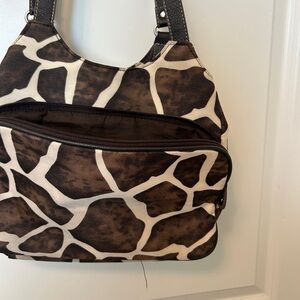 Stylish Brown and Cream Women's Bag